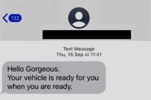 First text screenshot
